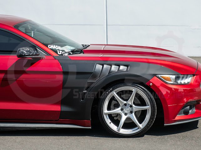 2015-2017 MUSTANG | GT500 KR STYLE FRONT VENTED FENDERS